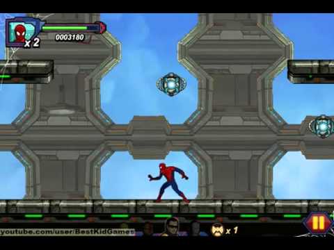 ultimate spiderman iron spider game